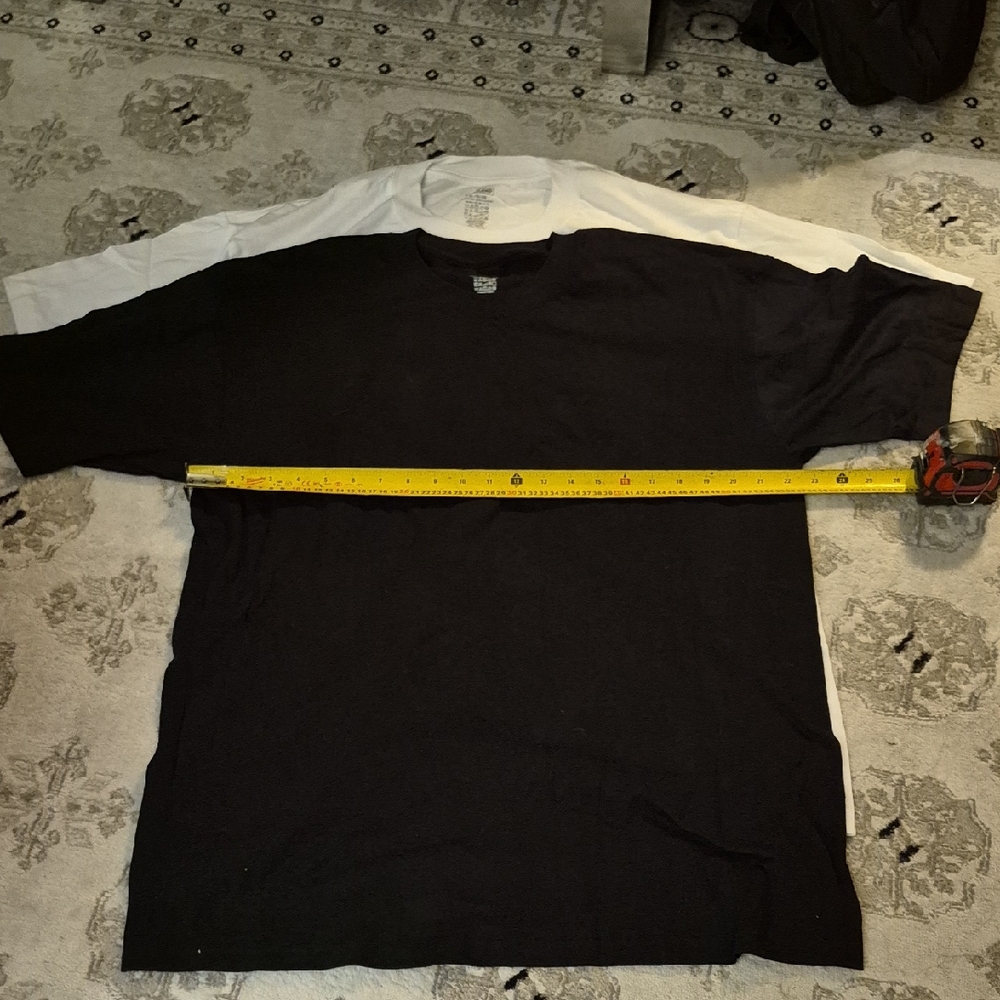 XL: Classic Black and White Men's Shirt Combo